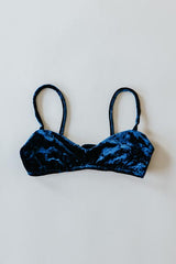 Velvet Bralette - Turquoise thumbnail