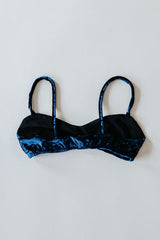 Velvet Bralette - Turquoise thumbnail