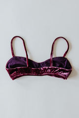 Velvet Bralette - Rose thumbnail