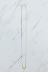 Wings Hawaii 14k gold-filled Venetian chain necklace. Fine jewelry handmade in Maui. Modern, minimalist necklace for customizing with charms and pendants. 