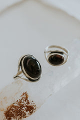 Evil Eye Ring - Pink Tourmaline thumbnail