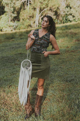 Aztec Wool Vest - Grey thumbnail