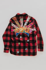 Sun Moon Flannel Jacket