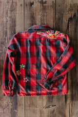 wings hawaii sun collage flannel shacket thumbnail
