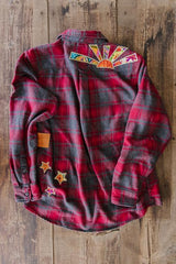 wings hawaii sun collage flannel shacket thumbnail
