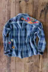 wings hawaii sun collage flannel shacket thumbnail