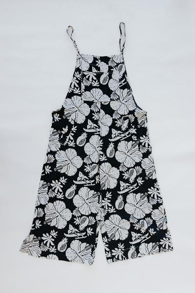 Aloha Print Overalls - Hana Nightfall