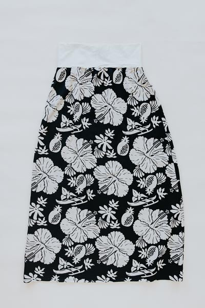 Linen Maxi Skirt - Hana Nightfall