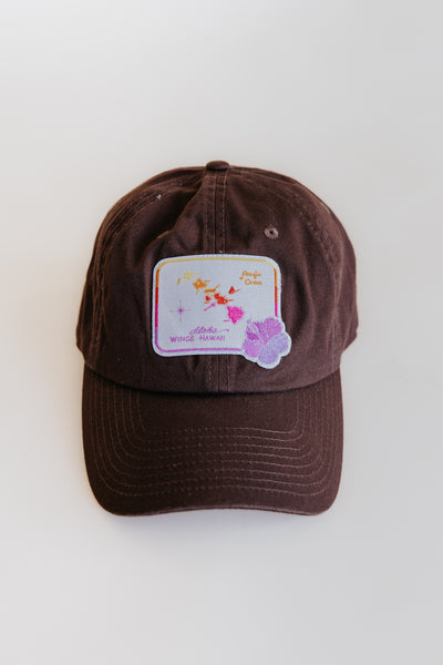 Dad Hat - Vintage Hawaii Map