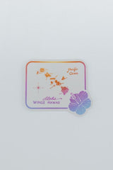 Island Map Sticker
