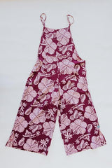 Aloha Print Overalls - Hana Garden thumbnail