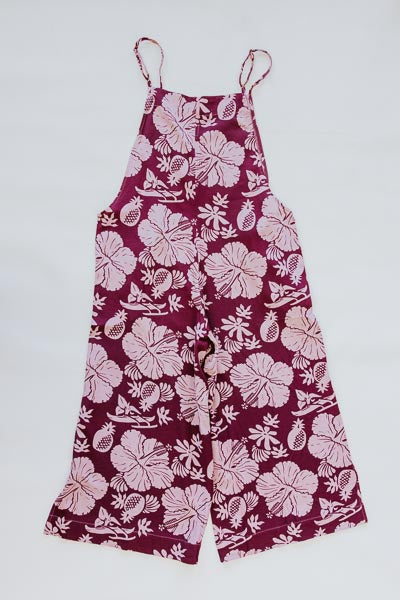 Aloha Print Overalls - Hana Garden