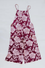 Aloha Print Overalls - Hana Garden thumbnail