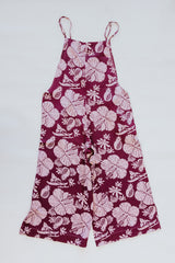 Aloha Print Overalls - Hana Garden thumbnail