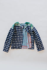 Wings Hawaii vintage Kantha Jacket. One of a kind, unique, upcycled made from vintage sarees. Sustainable apparel handmade in Maui. 