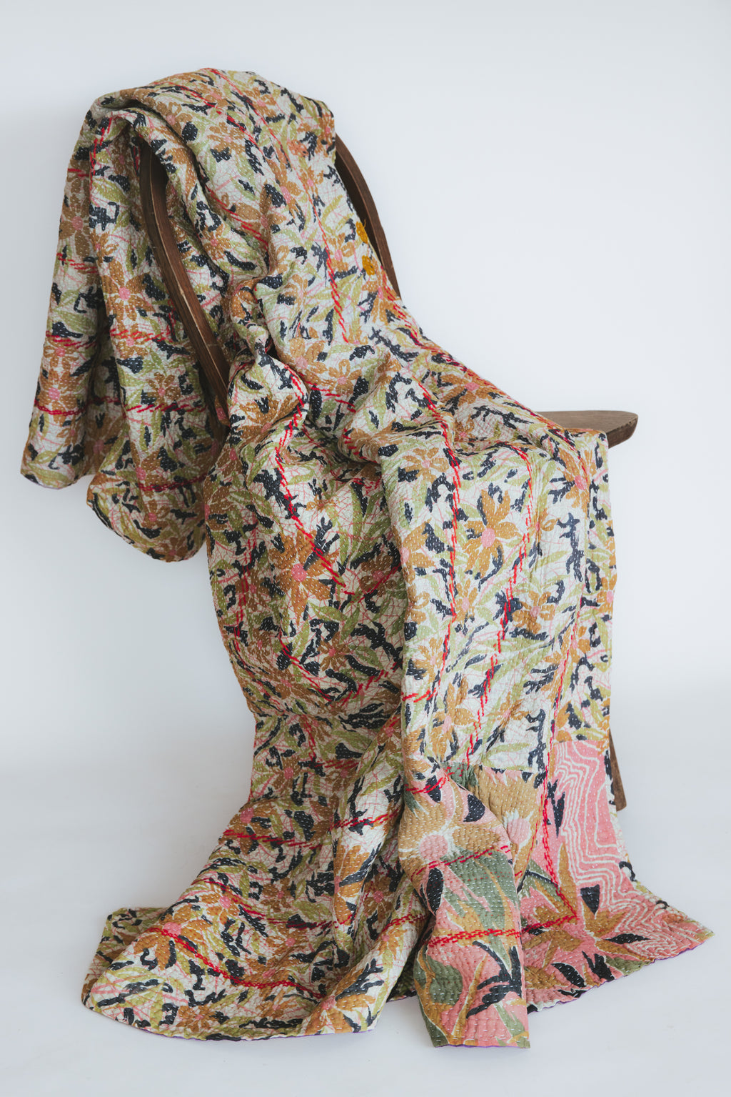 Vintage Kantha Blanket - #22