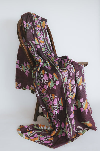 Vintage Kantha Blanket - #9