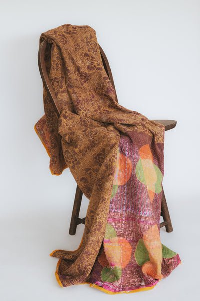 Vintage Kantha Blanket - #24
