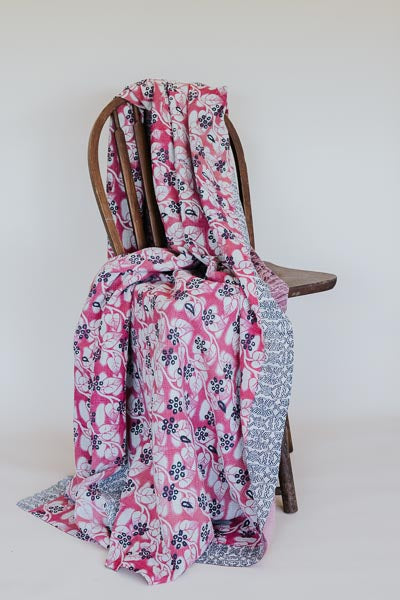 Vintage Kantha Blanket - #26