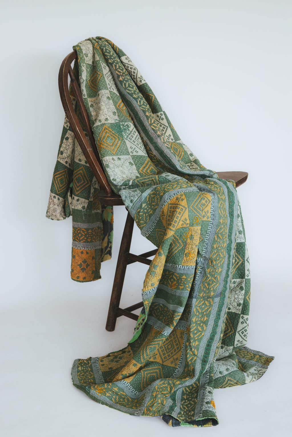 Vintage Kantha Blanket - #27