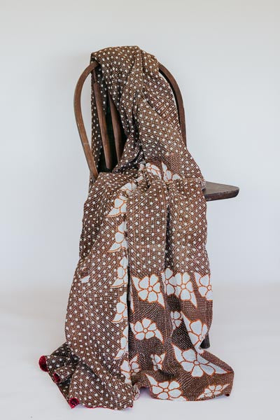 Vintage Kantha Blanket - #25