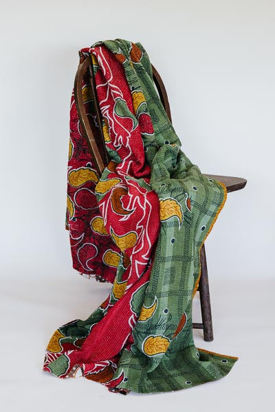 Vintage Kantha Blanket - #25