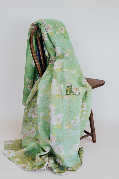 Vintage Kantha Blanket - #16