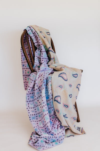 Vintage Kantha Blanket - #7