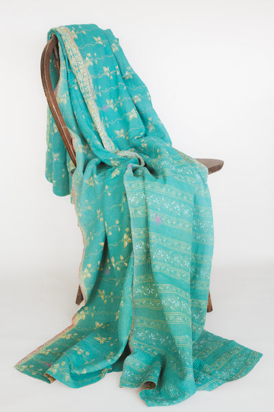 Vintage Kantha Blanket - #7