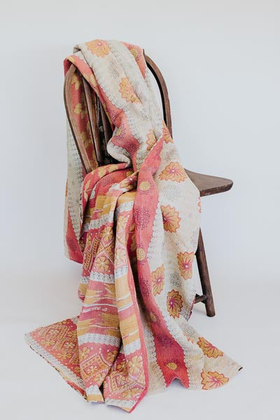 Vintage Kantha Blanket - #22