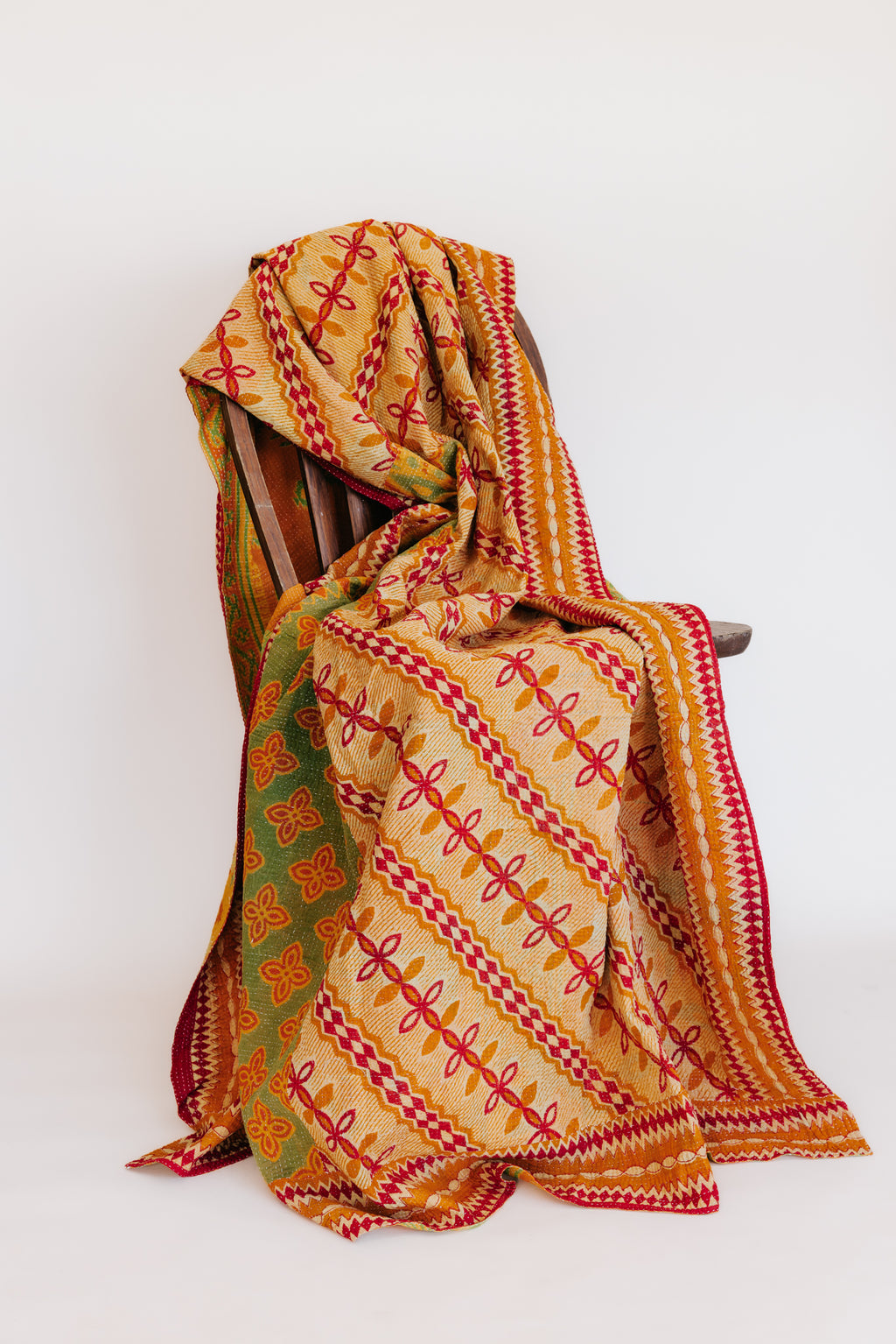 Vintage Kantha Blanket - #12
