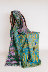 Vintage Suzani Embroidered Kantha Blanket - #24 thumbnail
