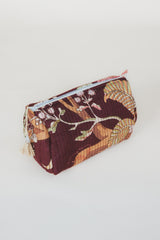 Kantha Toiletry Pouches - Burnt Botanical thumbnail