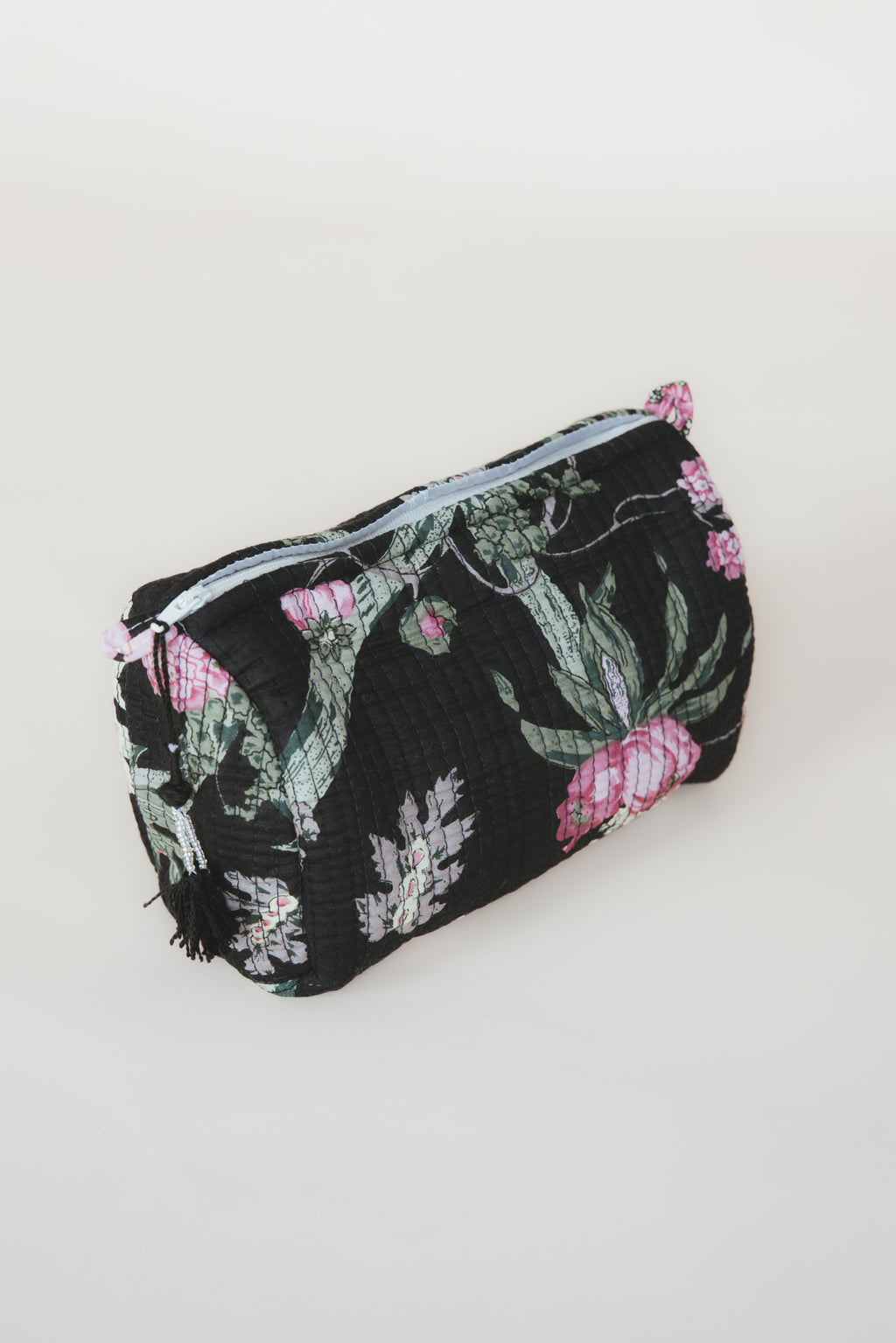 Kantha Toiletry Pouches - Dark Botanical