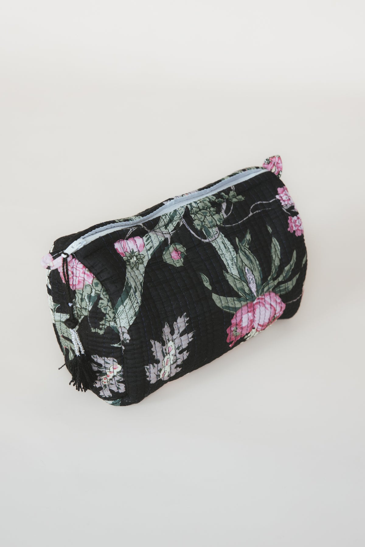 Kantha Toiletry Pouches - Dark Botanical