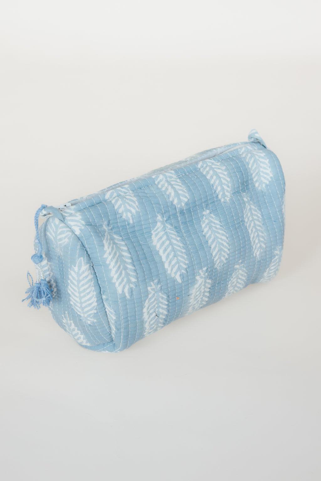 Kantha Toiletry Pouches - Blooming Tide