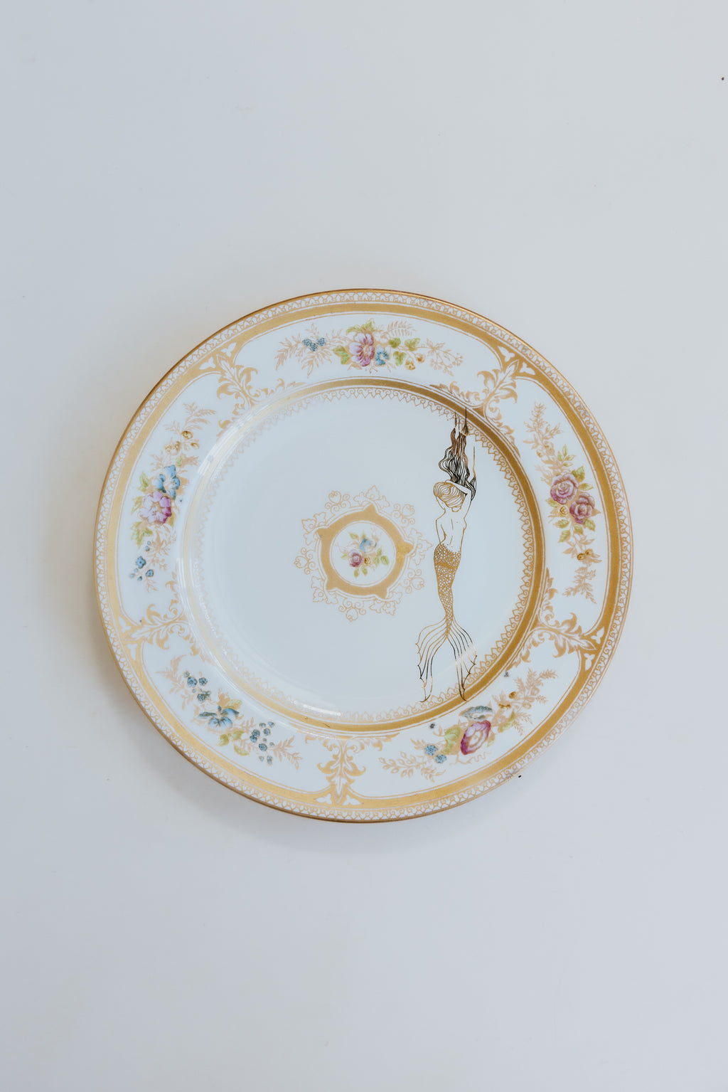 Mermaid Salad Plates - Set of 4