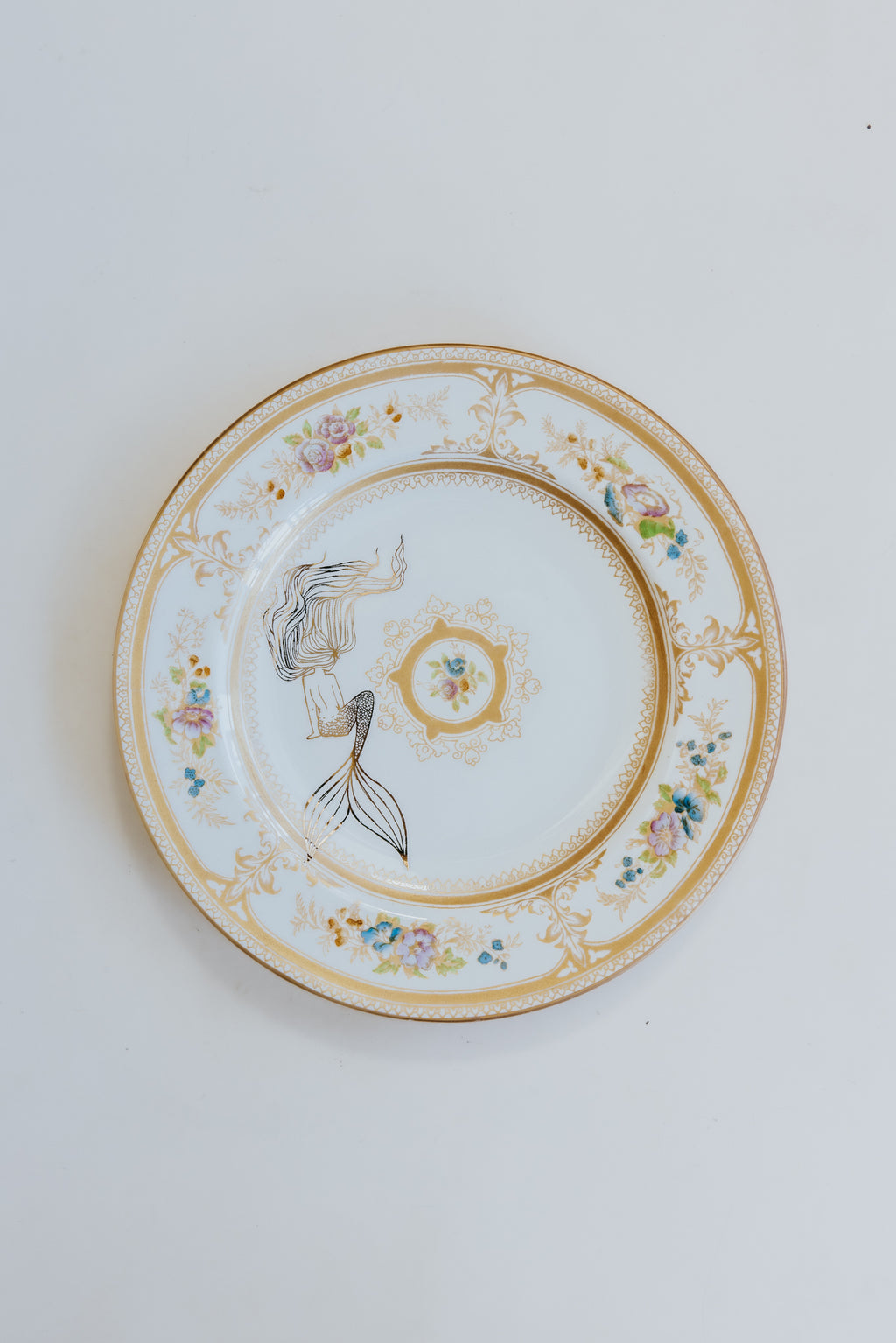 Mermaid Salad Plates - Set of 4