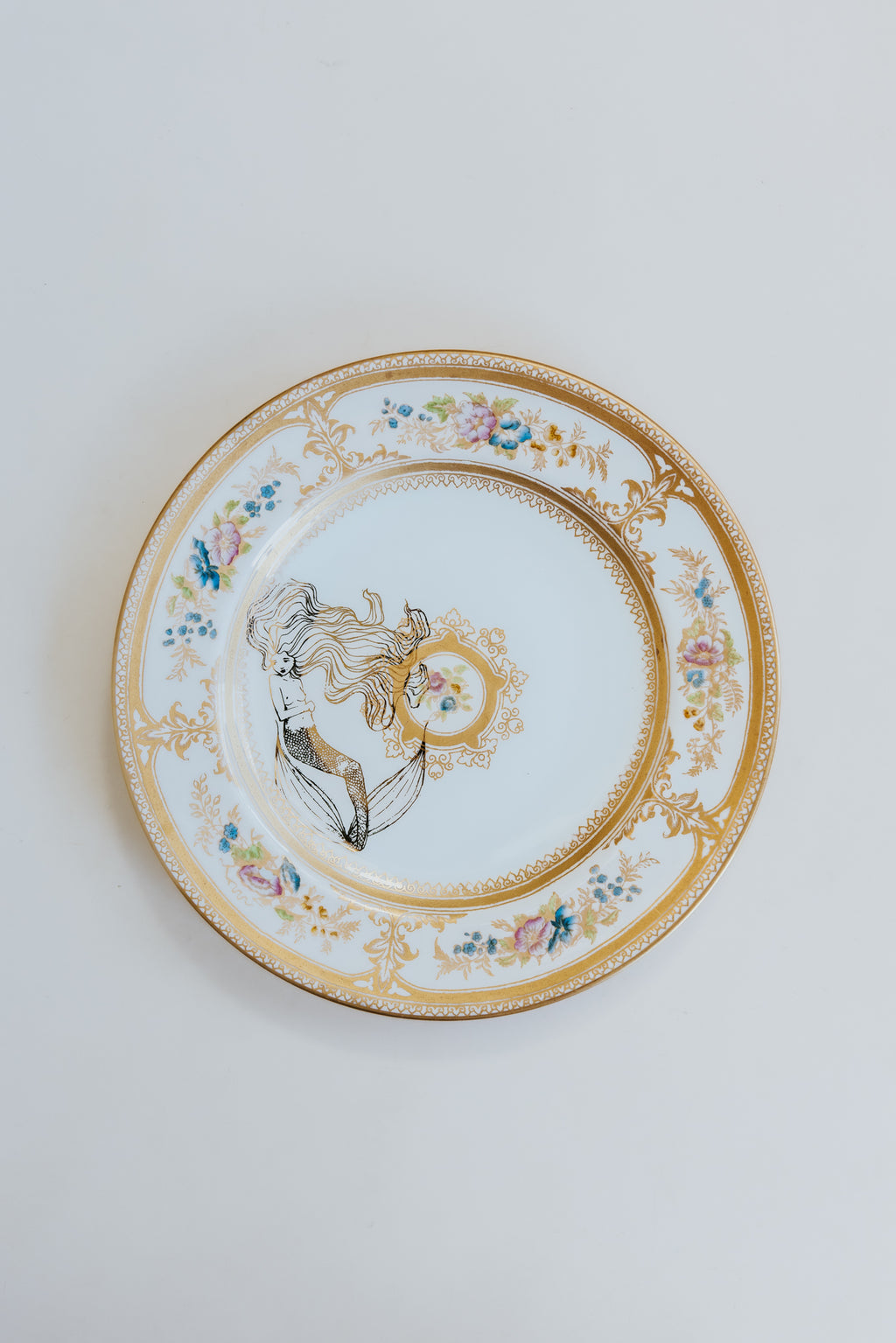 Mermaid Salad Plates - Set of 4