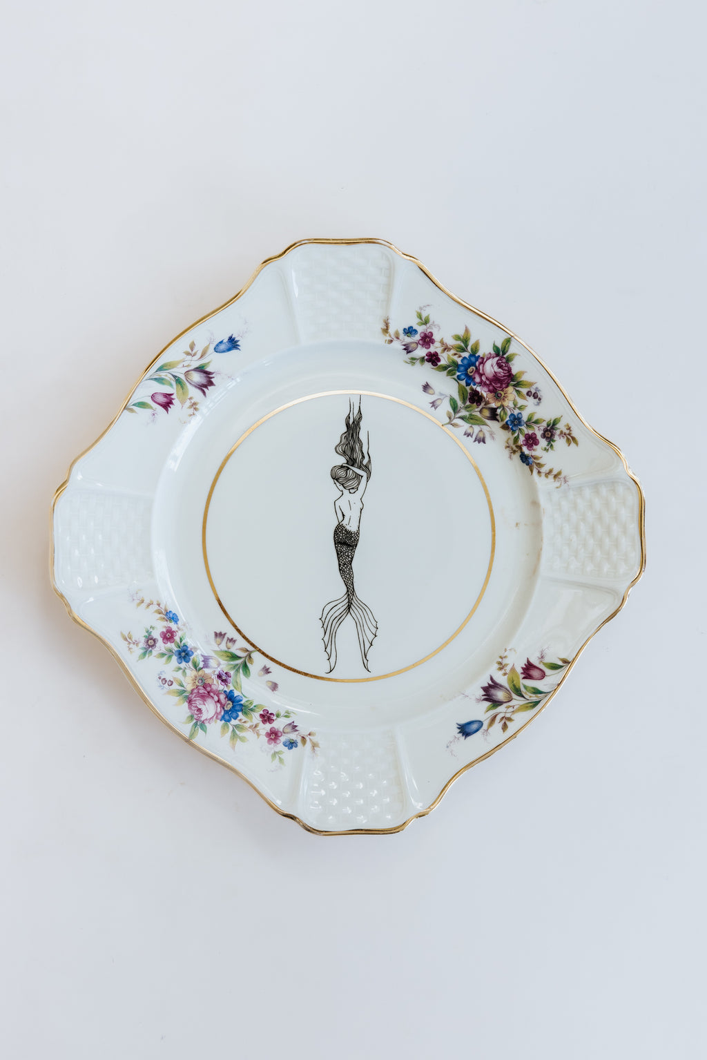 Mermaid Salad Plates - Set of 4