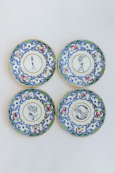 Mermaid Dinner Plates - Set of 4