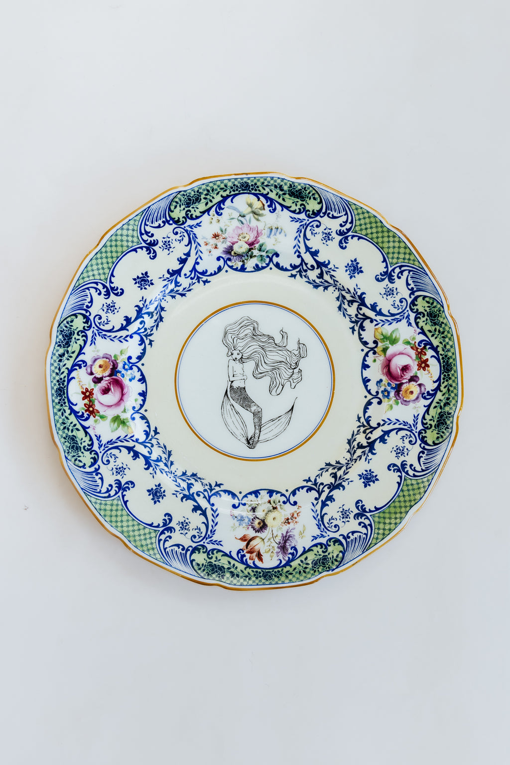 Mermaid Dinner Plates - Set of 4