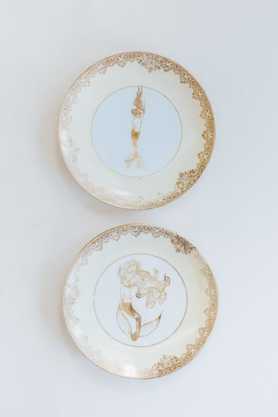 Mermaid Dessert Plate - Set of 2