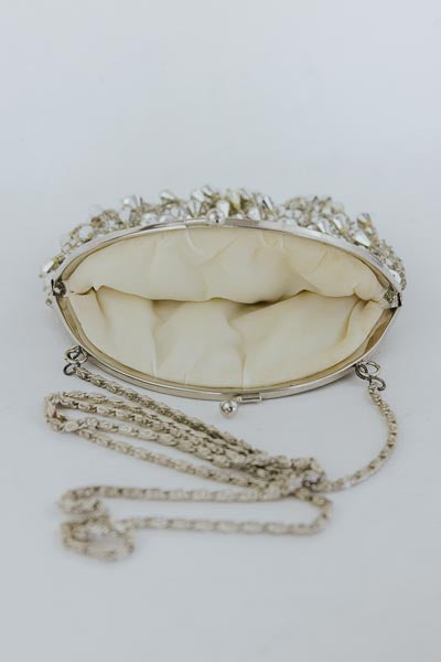 Silver Tassle Bag