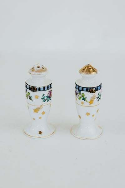 Salt and Pepper Shakers - White