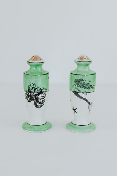 Salt and Pepper Shakers - Green