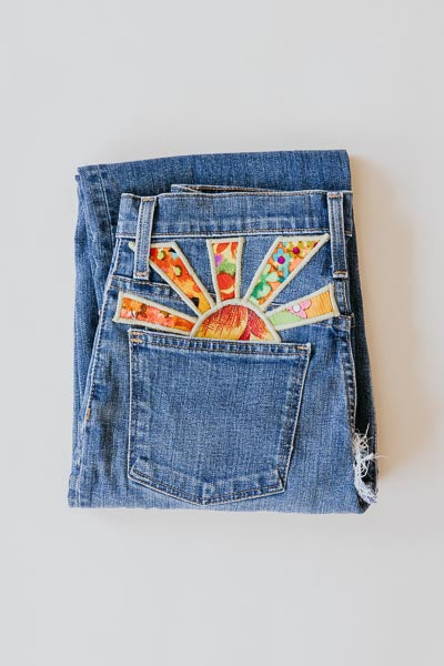 Sun Pocket Upcyled Denim - #32 | M