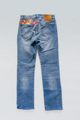 Sun Pocket Upcycled Denim Jeans - #8 thumbnail