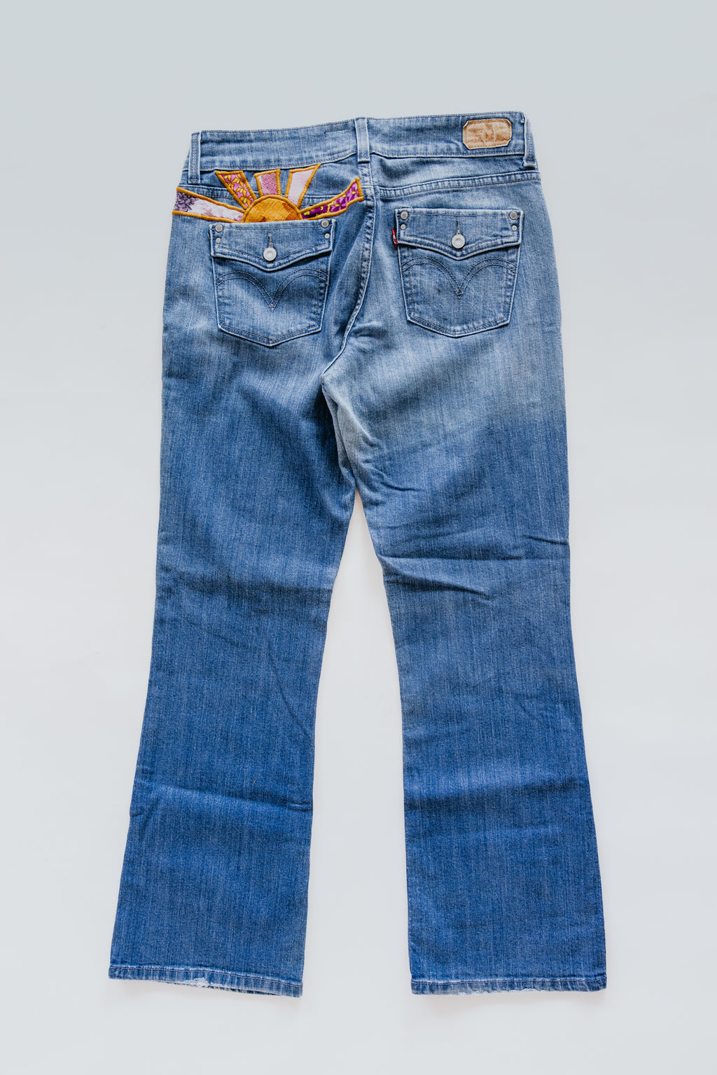Sun Pocket Upcycled Levi's Jeans - #16