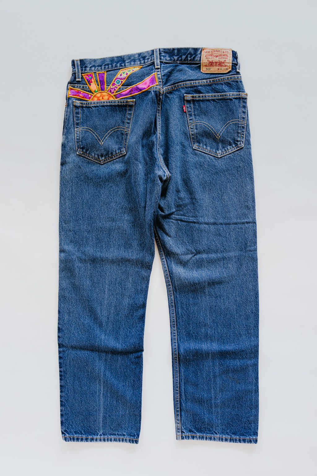 Sun Pocket Upcycled Levi's Jeans - #17